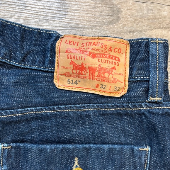 Levi’s Men's 514 Blue Jeans 32 X 32 - Picture 4 of 7